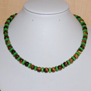 Tiger Eye Necklace,Tiger Eye Gemstone Necklace,8mm Gemstone Beads,Man,Woman